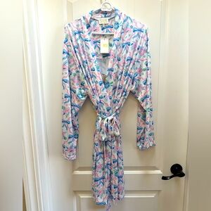 Simply Southern Pink and Blue Robe Set size XL. NWT